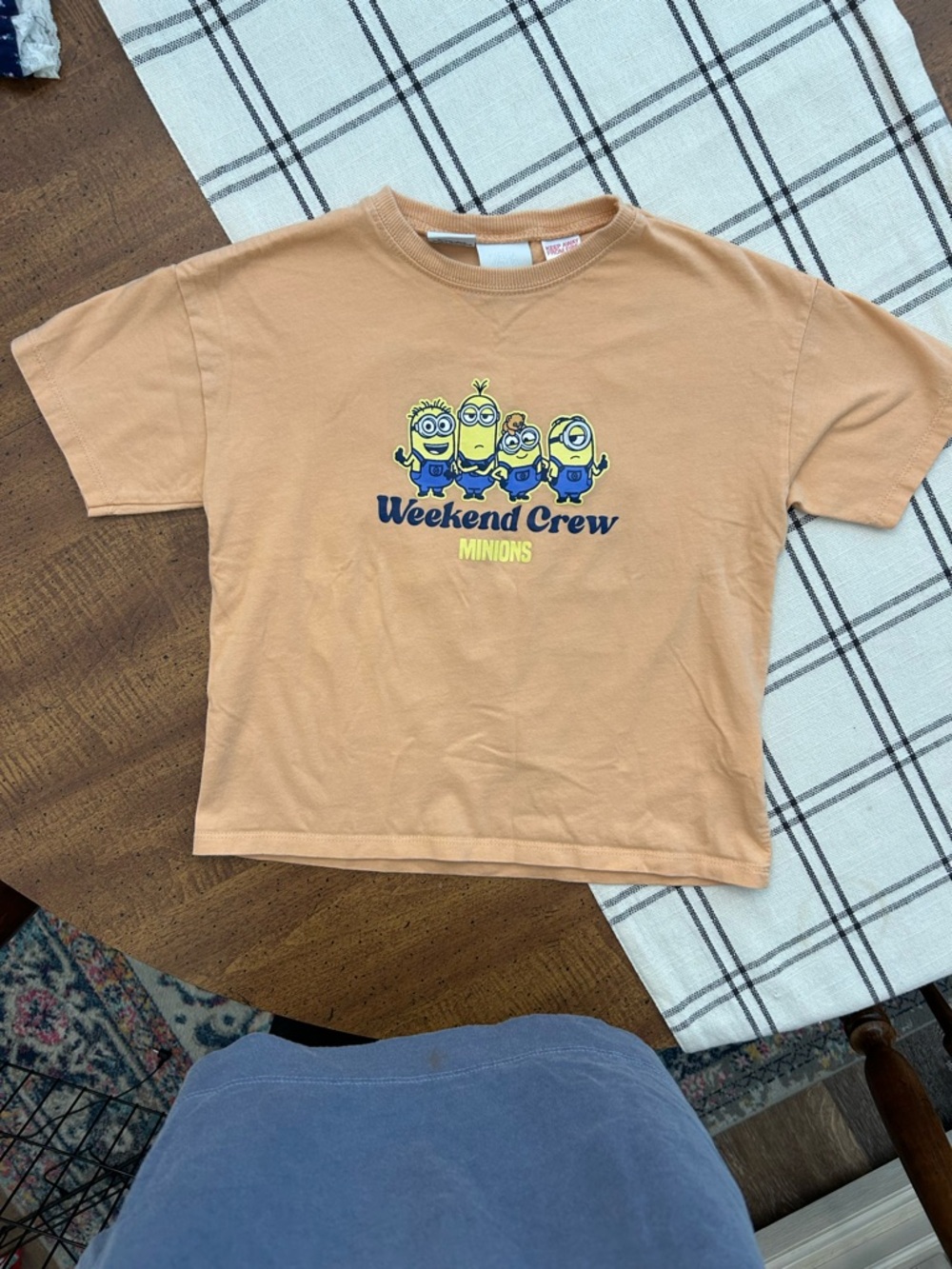 Zara Minions Weekend Crew T-Shirt Kids Size 6